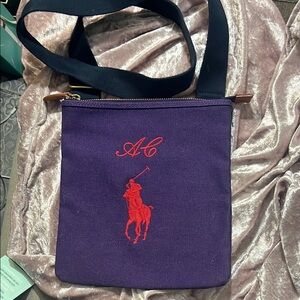 Polo by Ralph Lauren Purple canvas Crossbody Bag